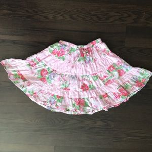 Mini Boden Floral Skirt